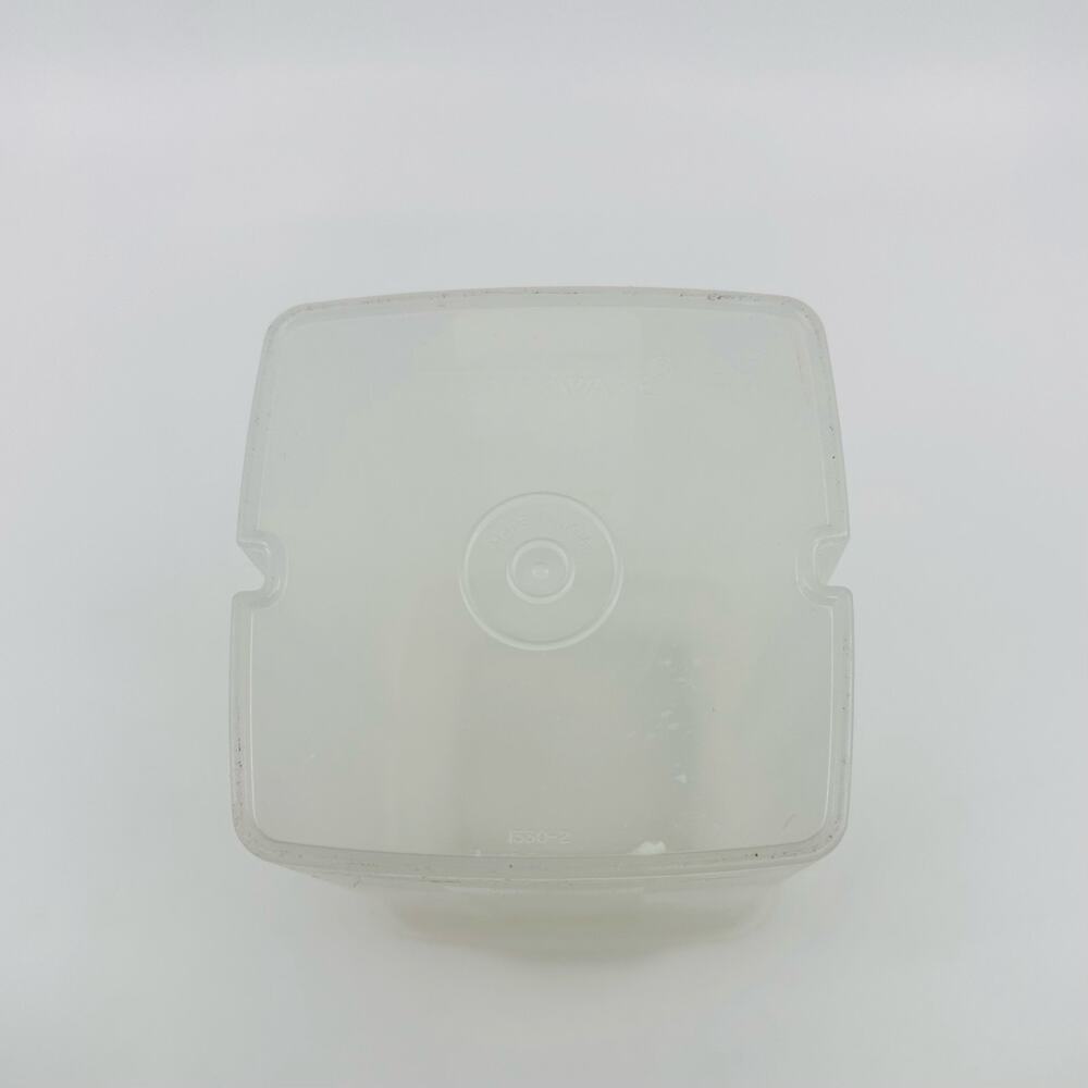 Tupperware Cheese & Cracker Container Rectangular Clear Set Kitchenware Storage - Picture 5 of 12